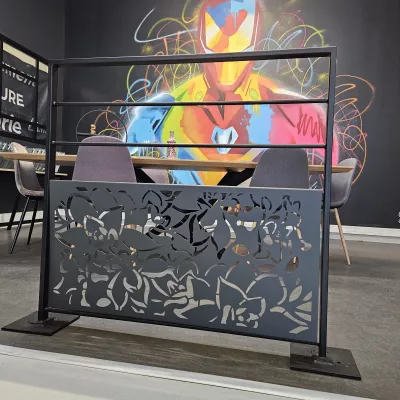 habillage décoratif "fleurs abstrait"